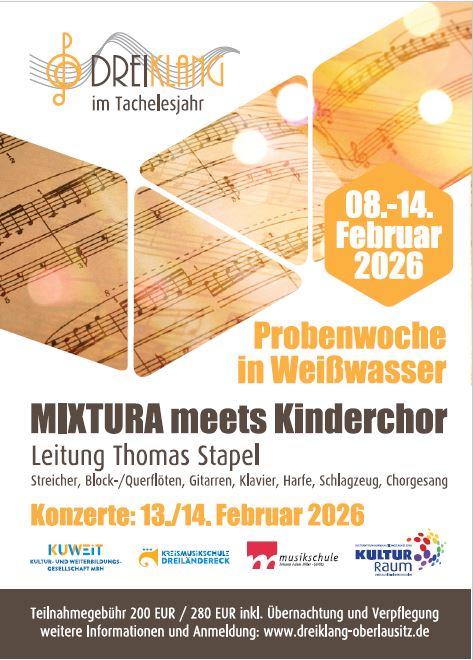 Probenwoche MIXTURA meets Kinderchor