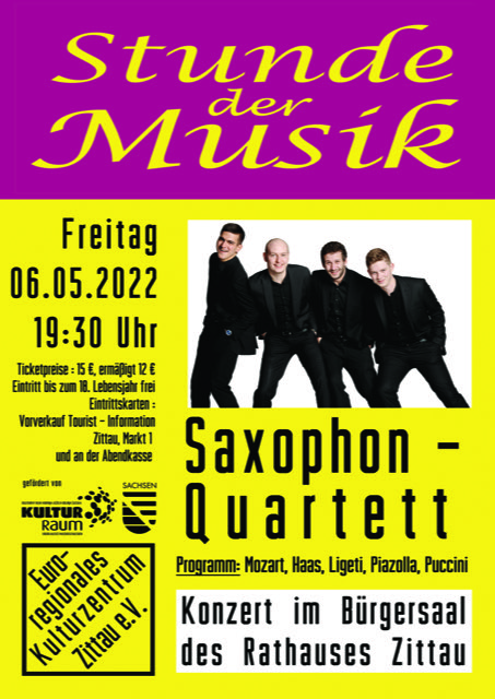 Plakat Saxophonquartett 3